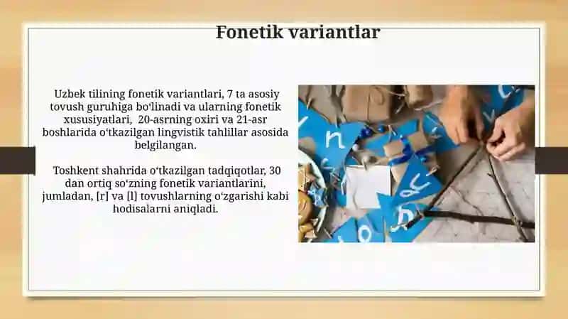 Zamonaviy oʻzbek adabiy tilining fonetikasi 4