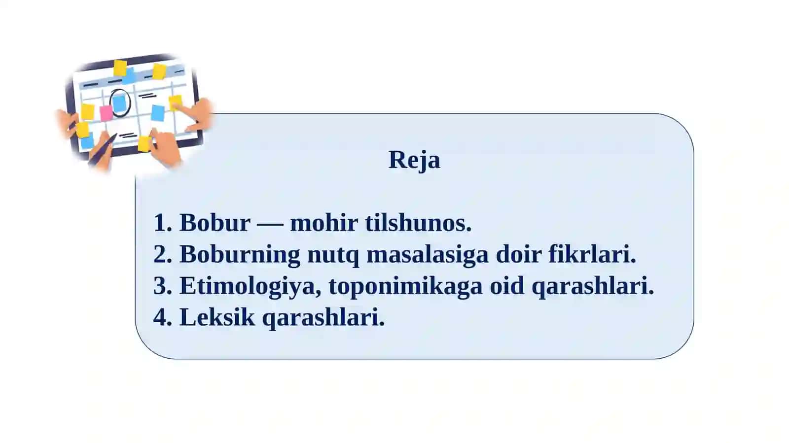 O‘zbek tilshunosligi tarixi 4