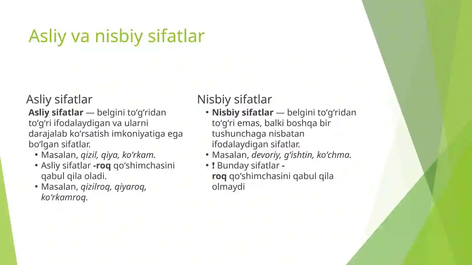Sifat ona tili 4