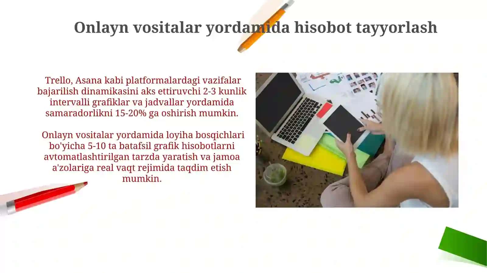 Onlayn vositalar yordamida loyihalarni boshqarish 4