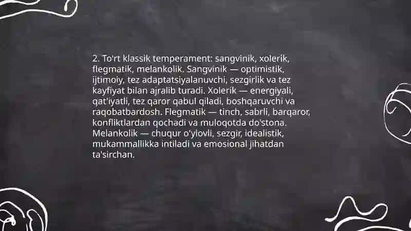 Temperament 4