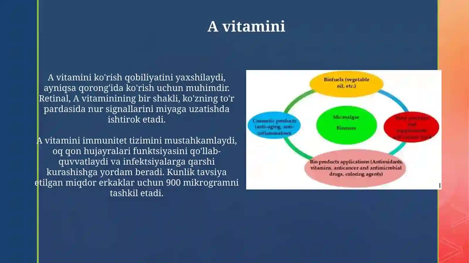 Vitaminlar ularning xossalari 4