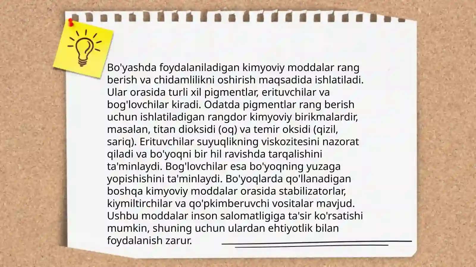 Toʻqimachilik materiallarini boʻyash texnologiyasi 4