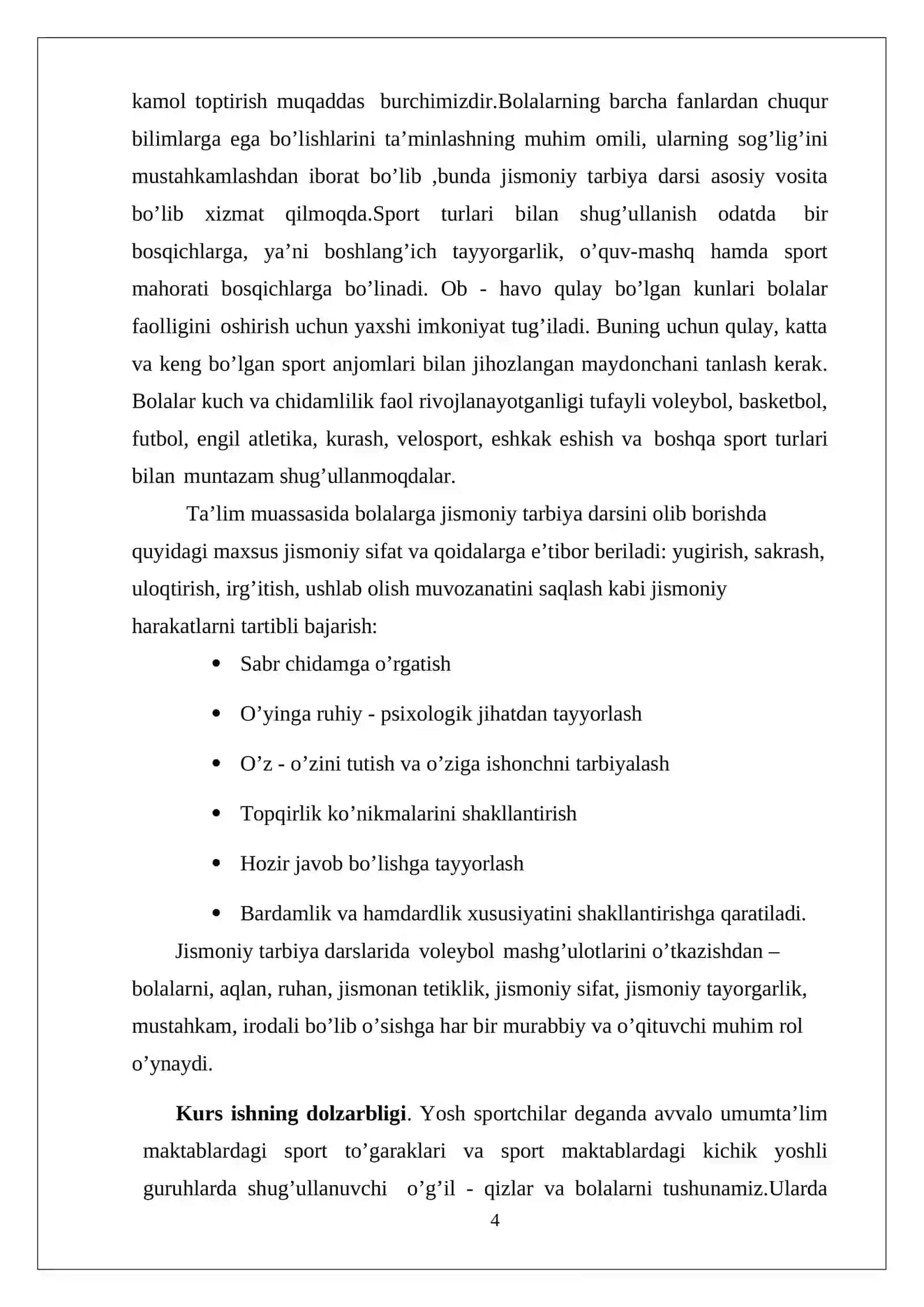 Voleybol o‘yini taktikasini tasnifi 4