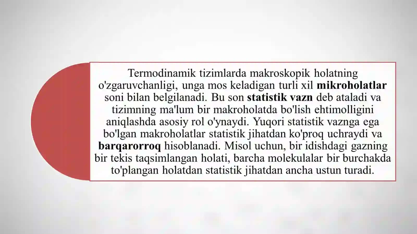 Statistik vazn va makroholatlar 4