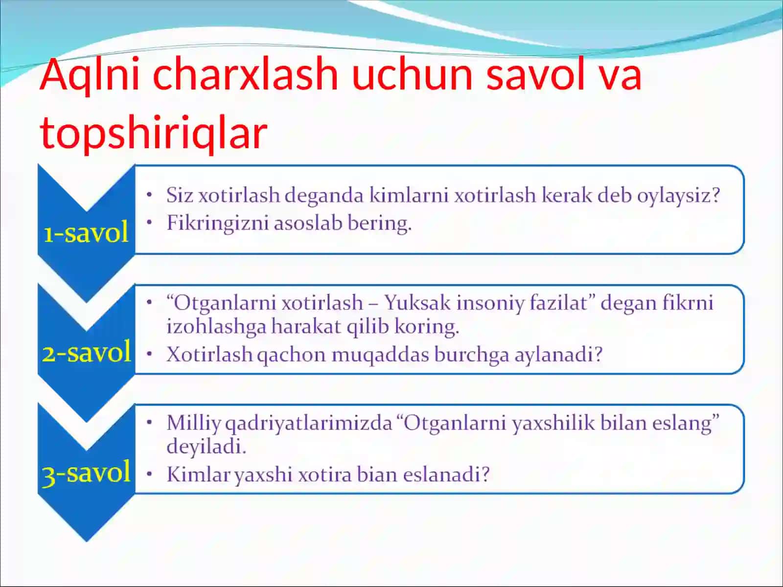 Xotira va buyuk qadriyat 4