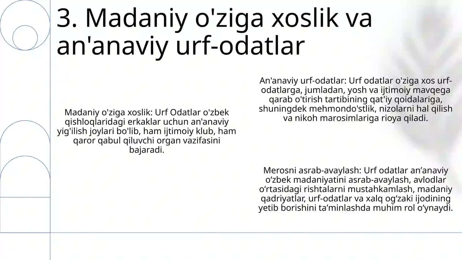 Urf Odatlar 4