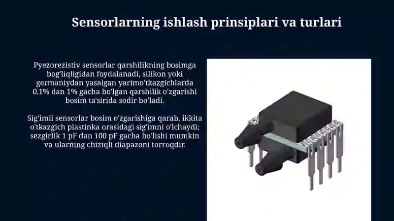 Bosimni o'lchash datchiklari 4