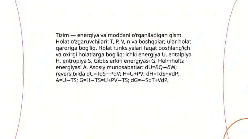 Termo denomika va kimyoviy denomika 4