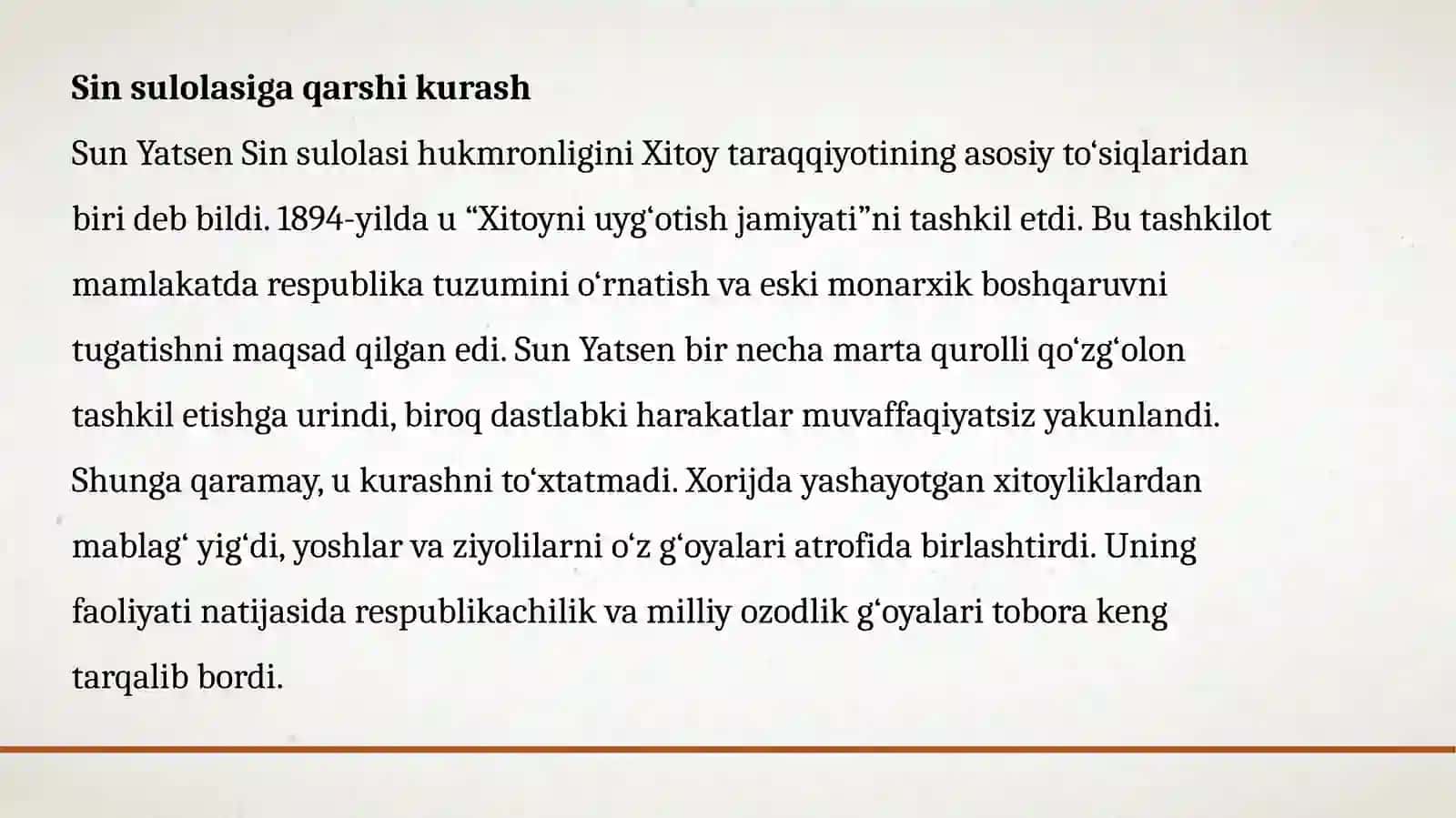 SUN YATSEN VA UNING FAOLIYATI 4
