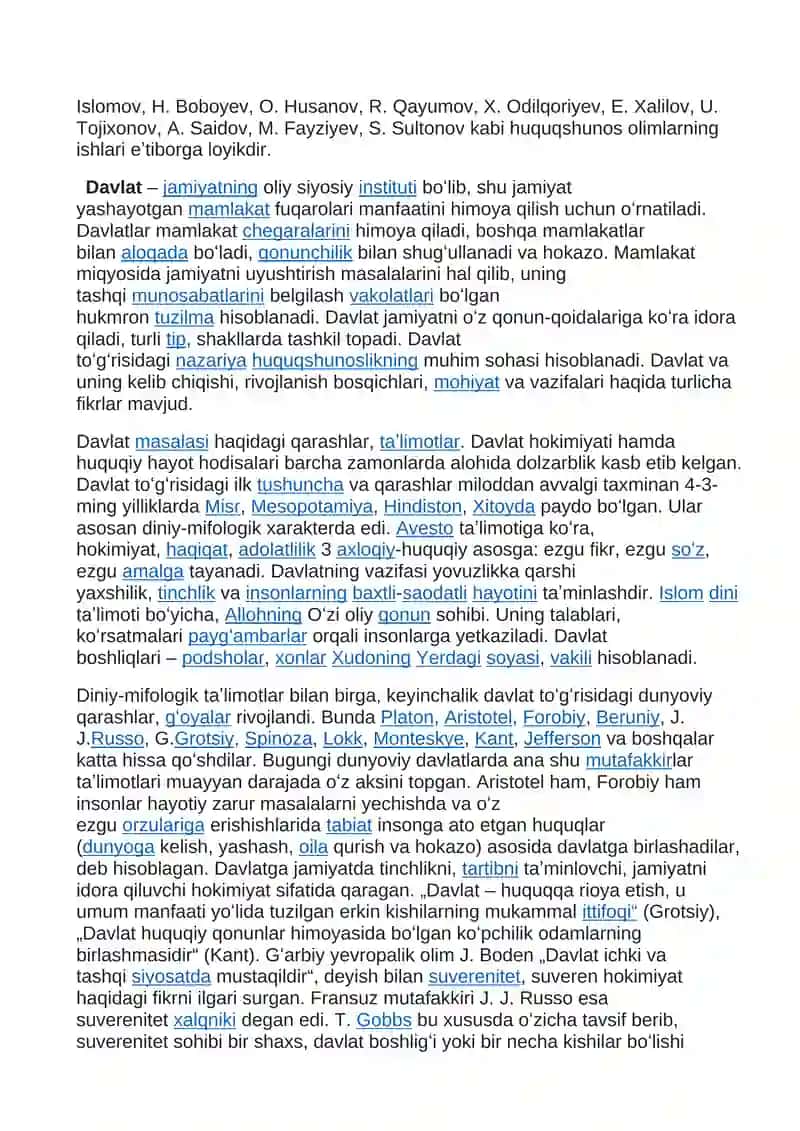 Davlat va Huquqning Kelib Chiqishi 4