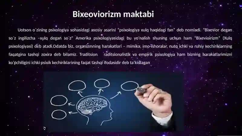 Psixologik maktablarning yuzaga kelishi tarixi 4