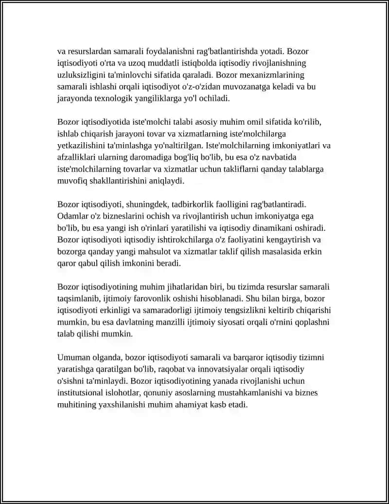 BOZOR IQTISODIYOTI VA UNING MAZMUNI 4