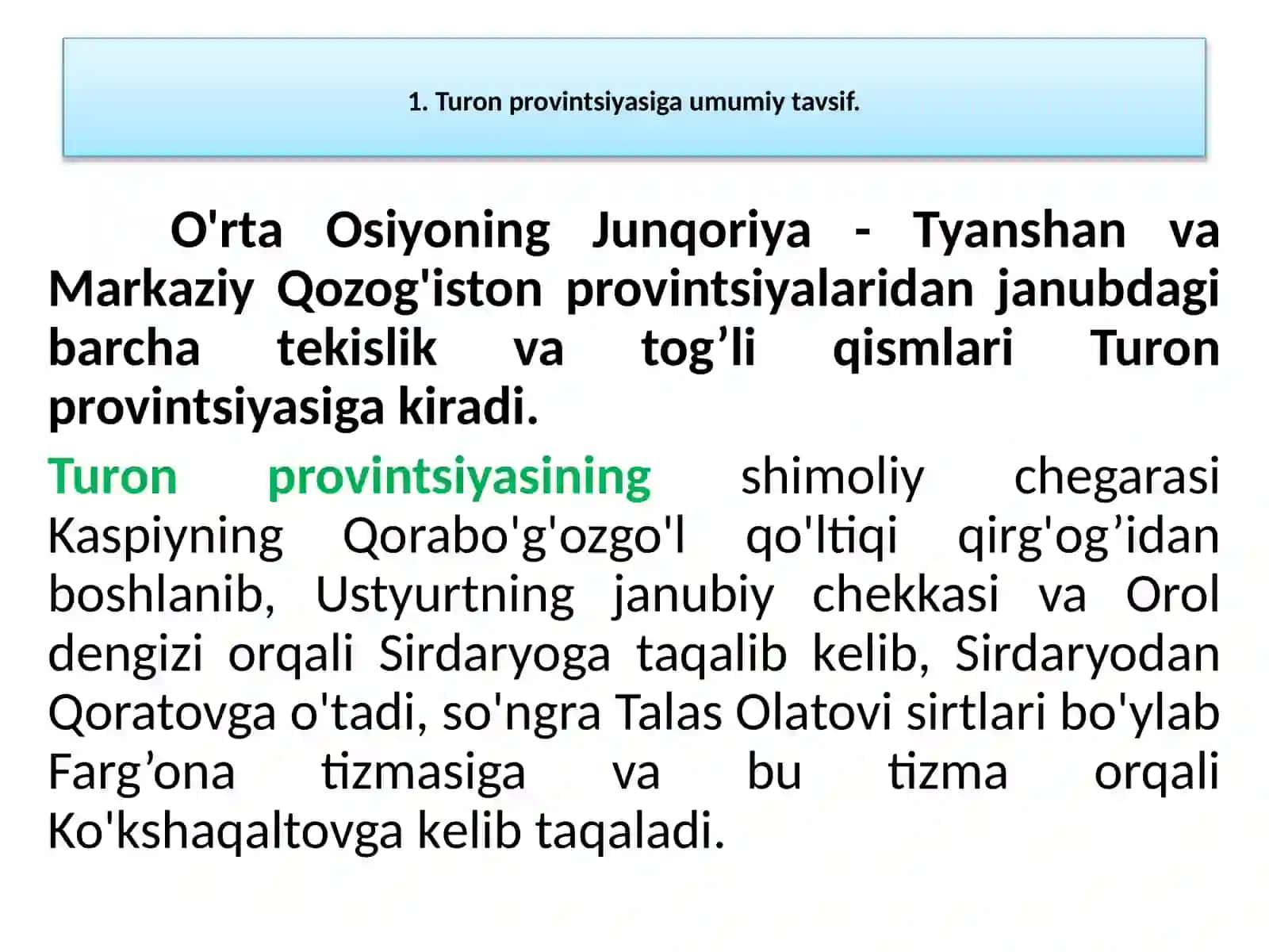 Turon Provinsiyasi 4
