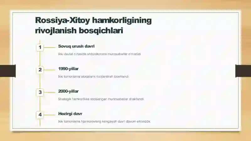 Rossiya xitoy munosabatlari  obyektiv zaruriyat sifatida 4
