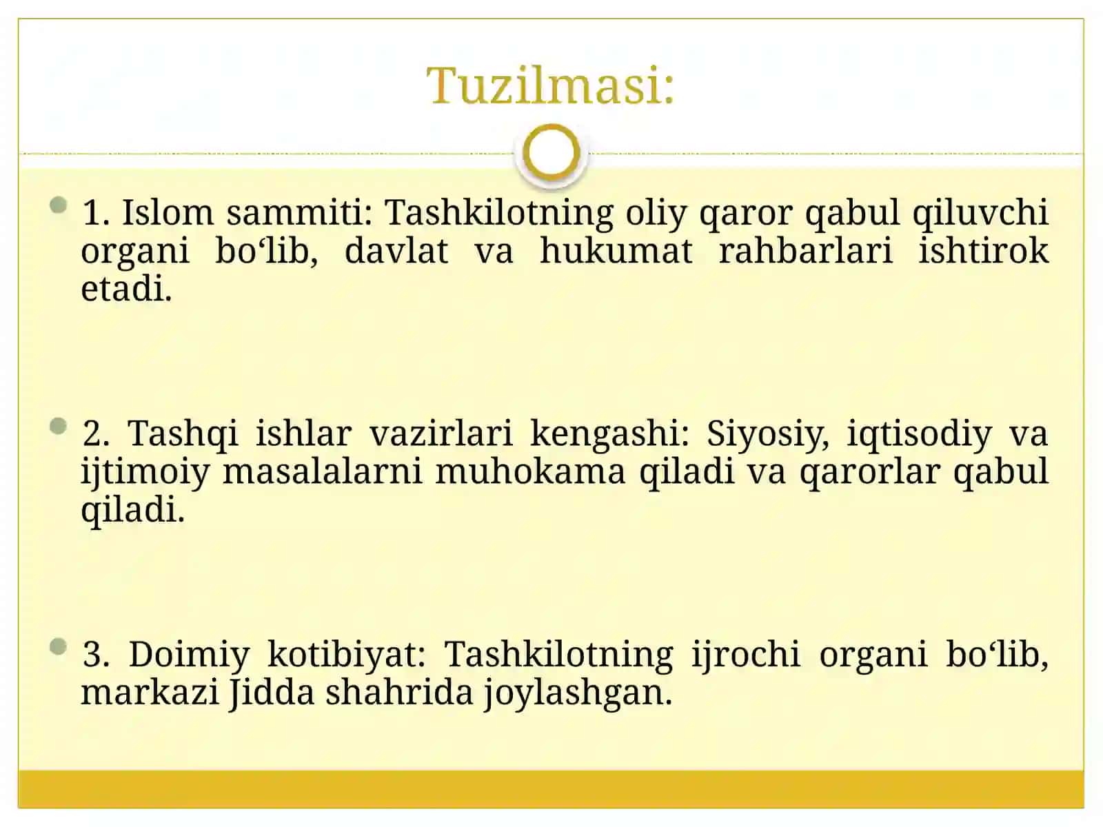 Islom Konferensiyasi Tashkiloti 4