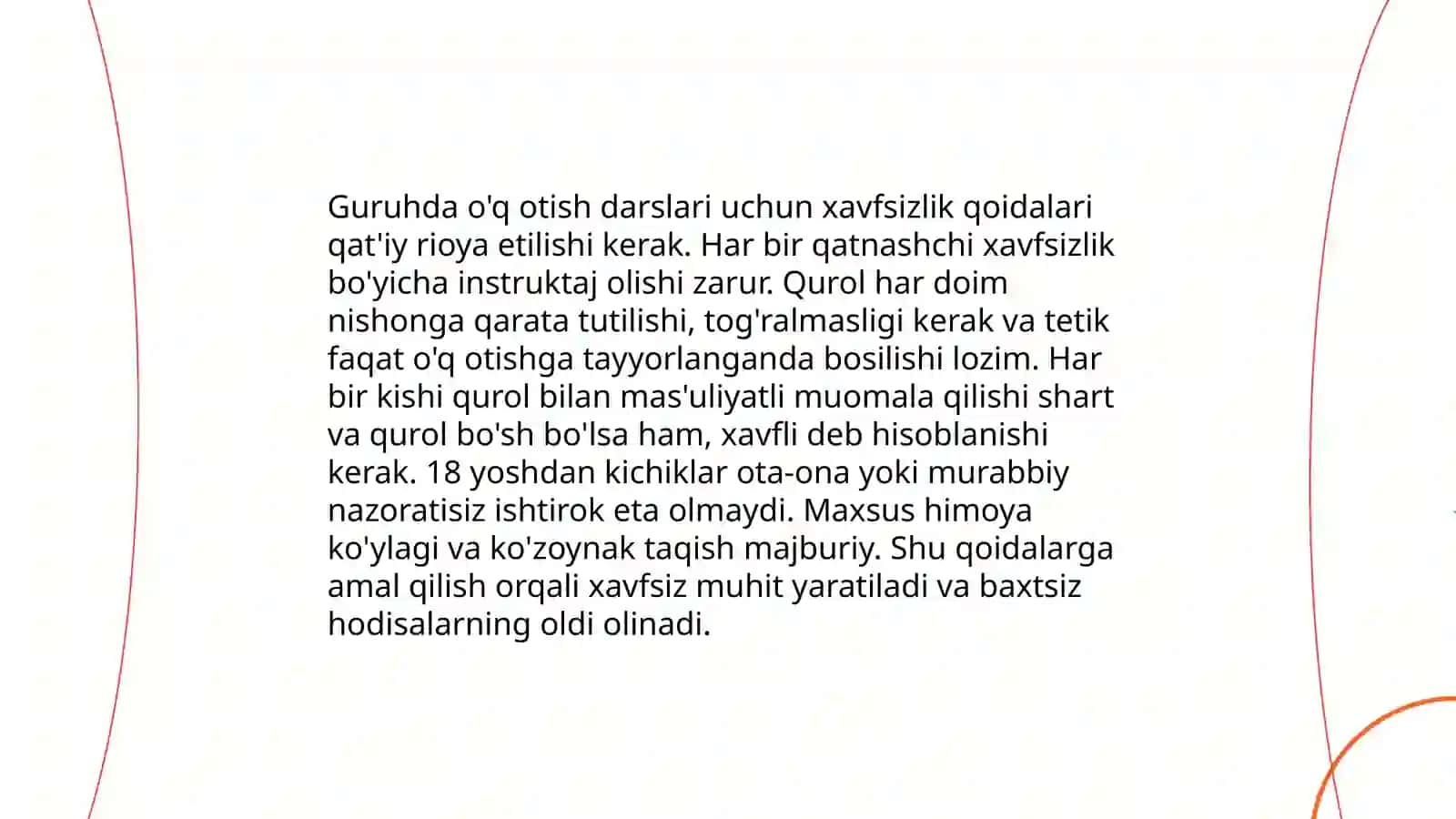 Guruhda o'q otish mashiqlarini tashkillashtirish 4