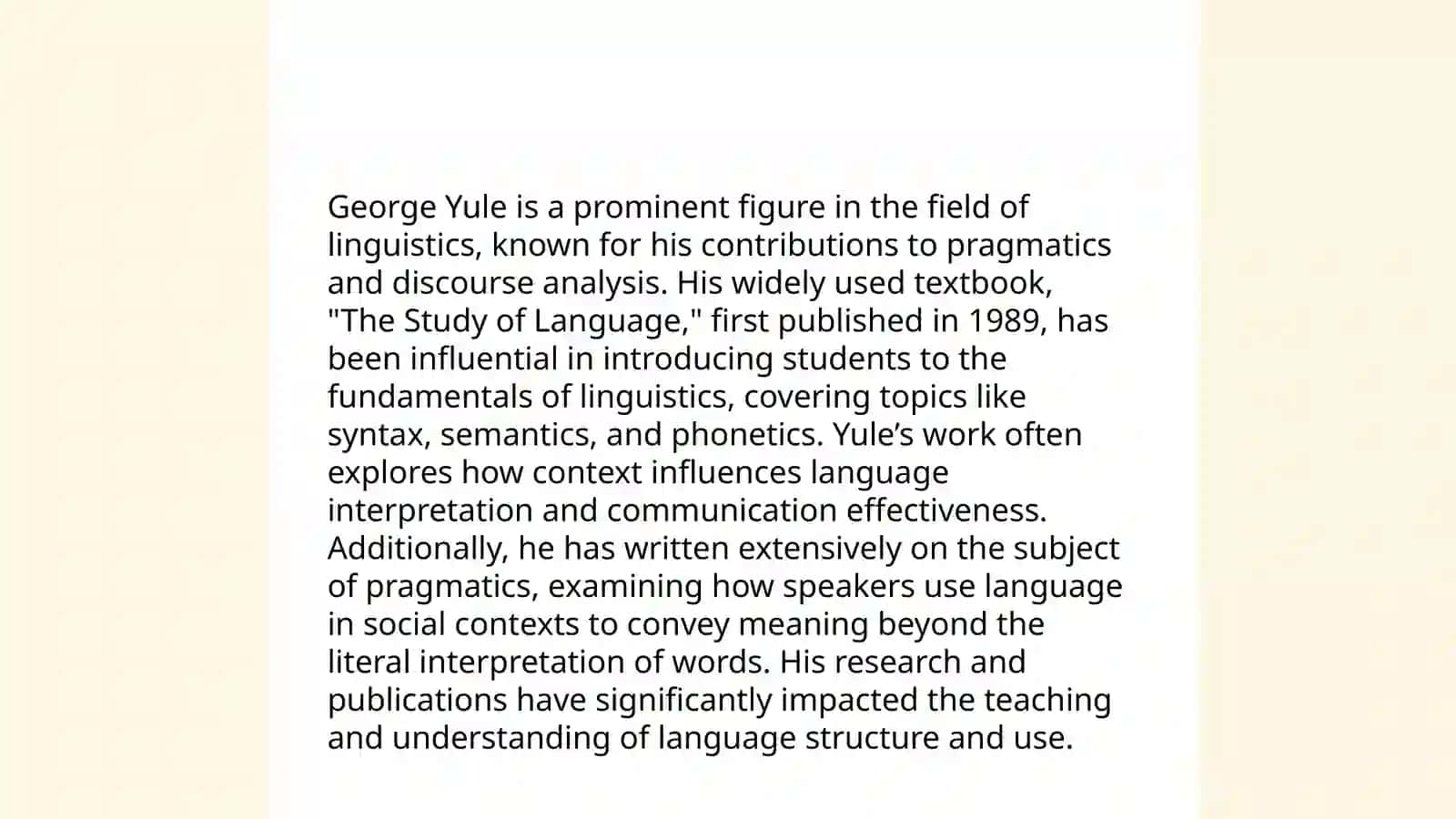 The life and work of George Yule 4