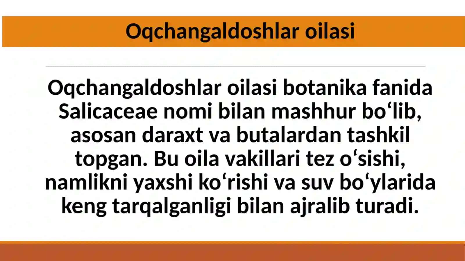 O‘zbekiston florasida oqchangaldoshlar oilasi 4
