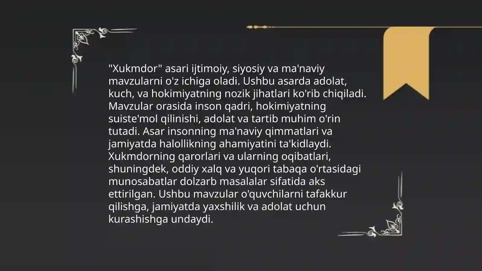 Makiavellining "Xukmdor"asari boʻyicha taqdimot 4
