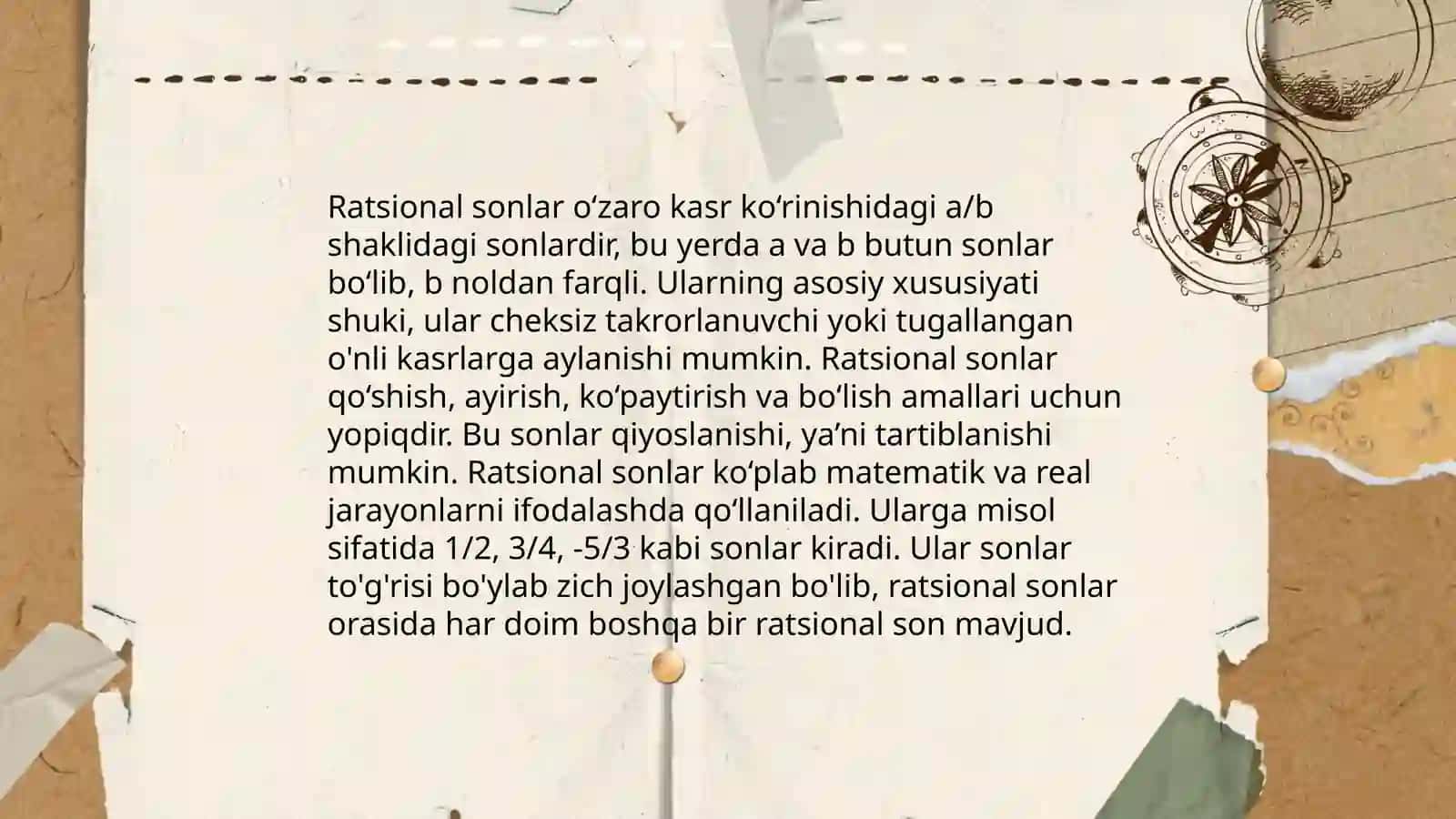 Muxlisaning algebra va sonlar nazariyasi taqdimoti 4