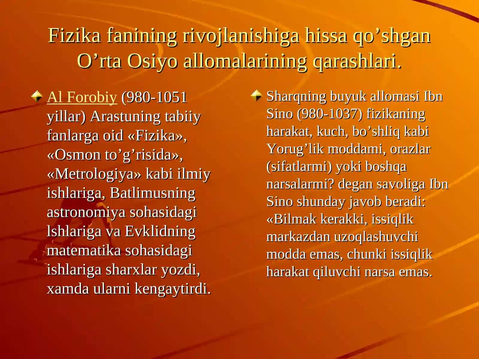 Ma’ruza 4