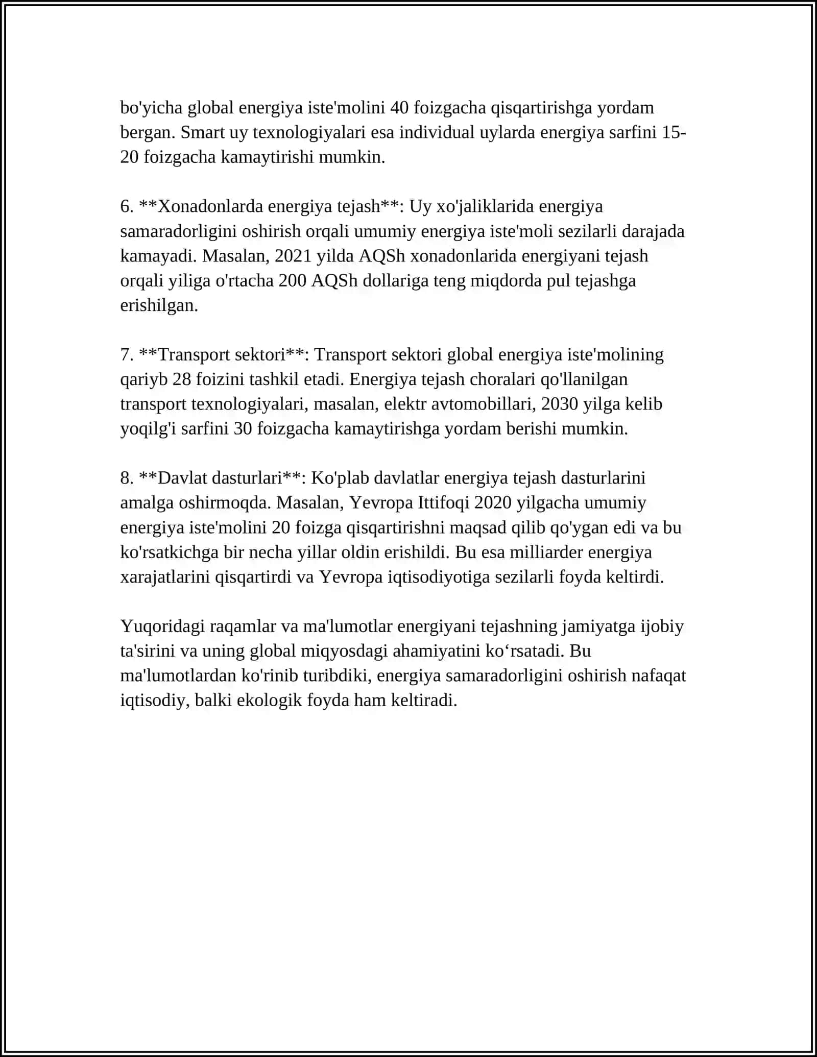 ENERGIYA TEJAMKORLIGINING AHAMIYATI 4