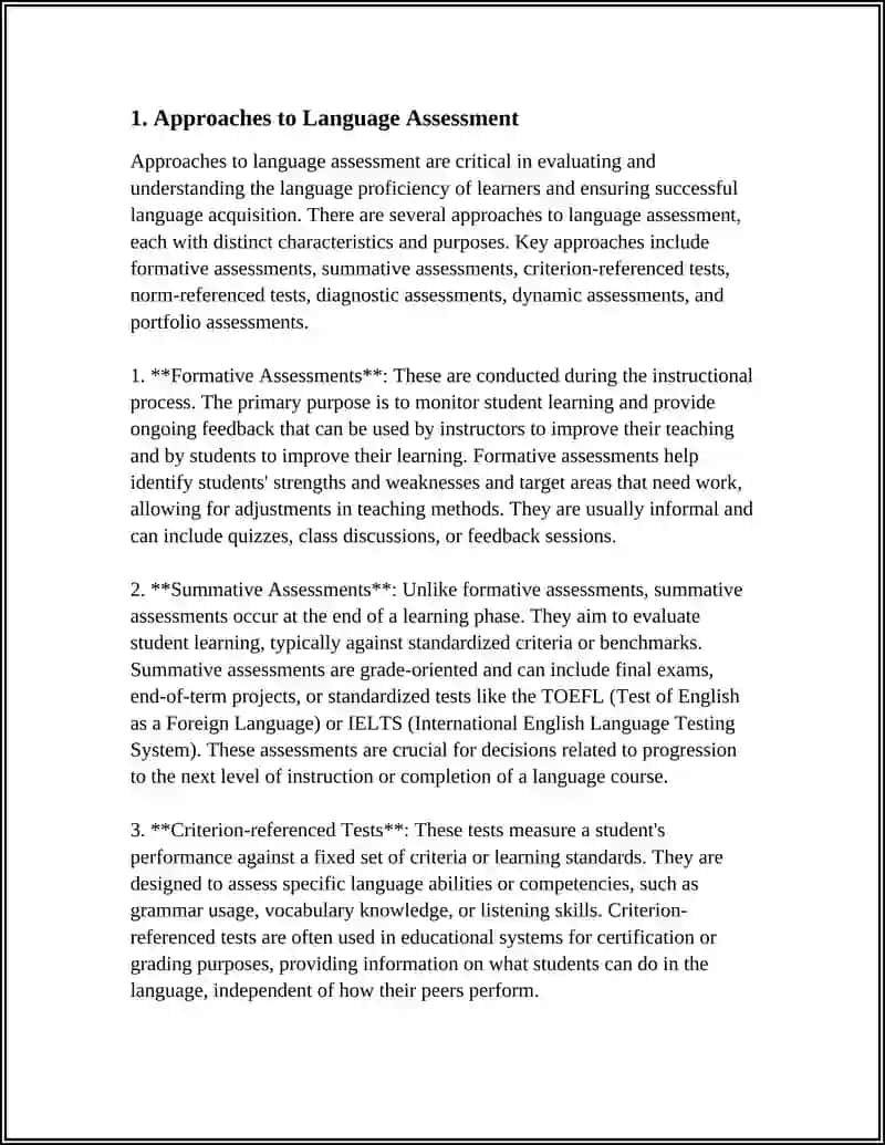 Formative Assessments 4