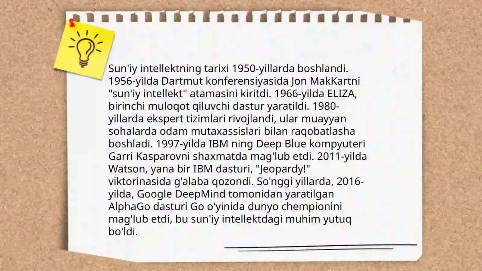 Sun'iy intellekt haqida umumiy ma'lumot 4