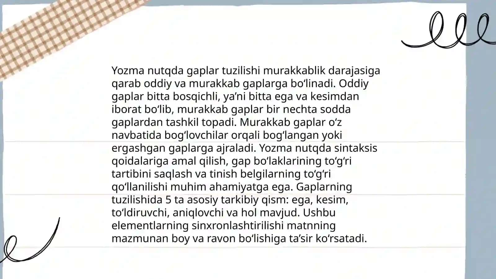Gap ustida ishlashning muhim jihatlari 4
