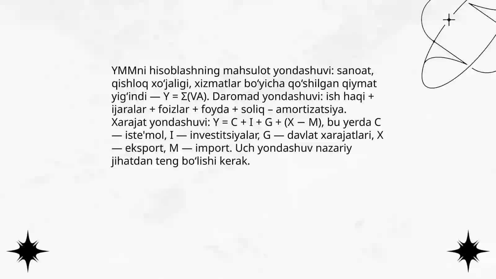 Yalpi milliy mahsulot va uning harakat shaklari 4