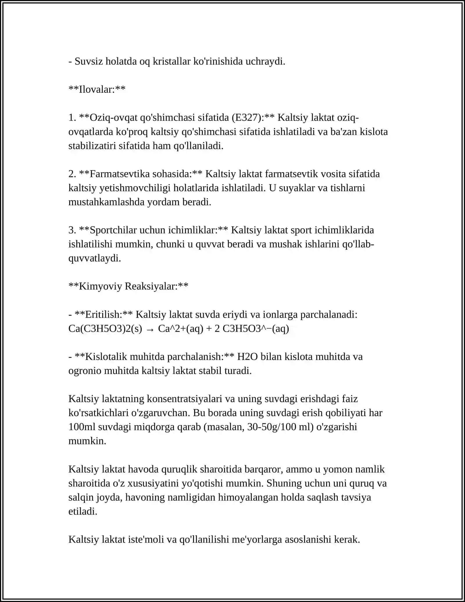 KALTSIY LAKTATLAR 4