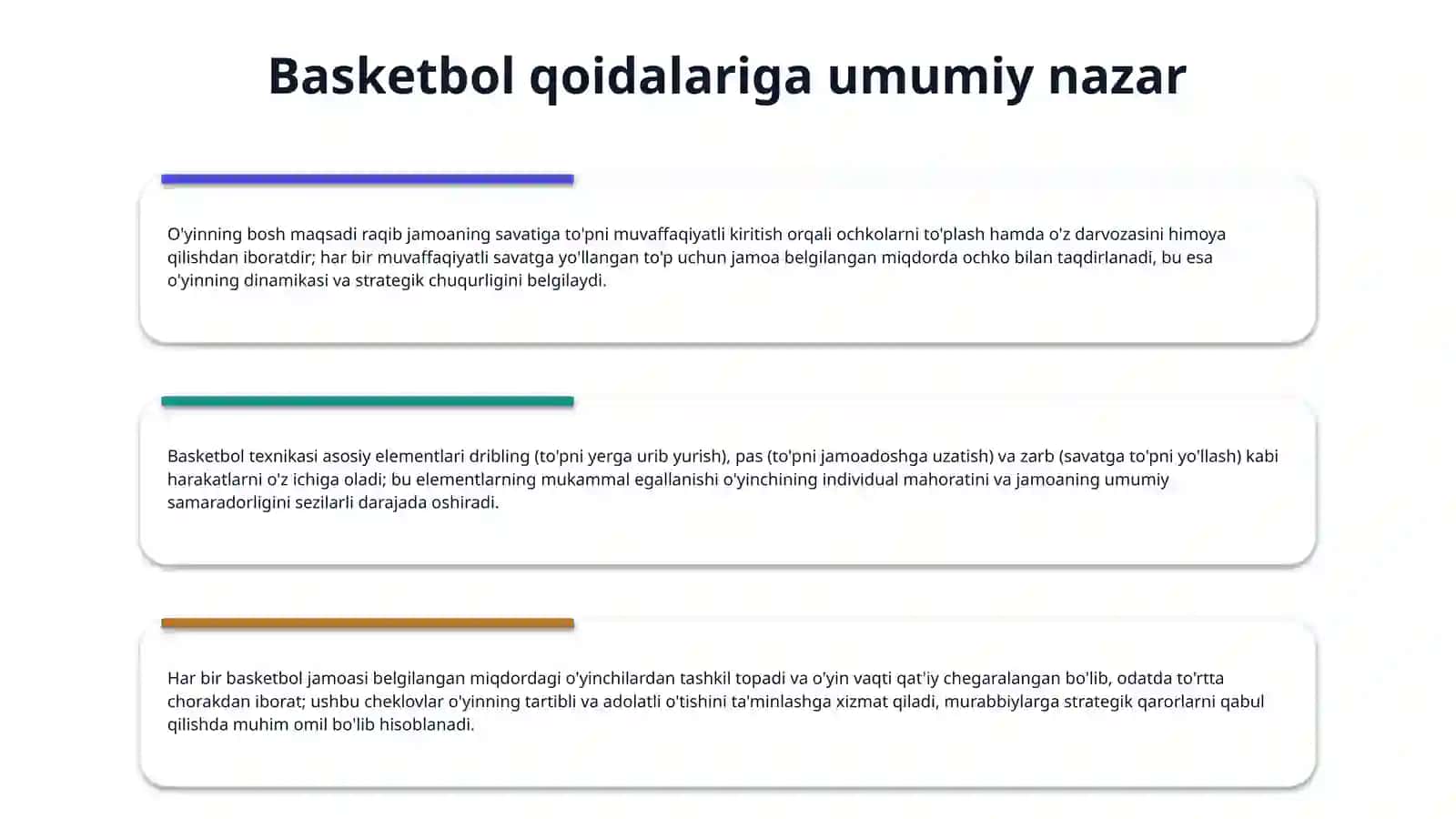 Basketbol sport o’yini qoidalari To’plar bilan maxsus mashqlar 4