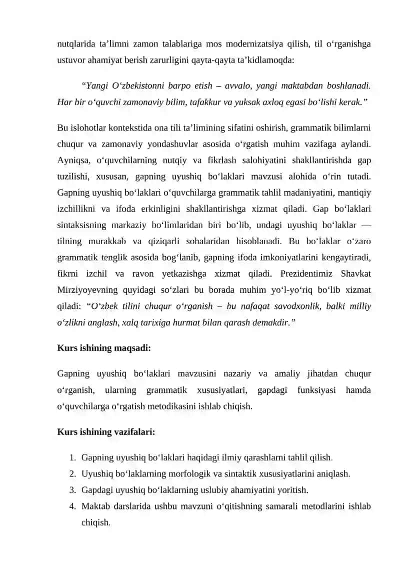 Gap tuzilmasi va uning asosiy tarkibi 4