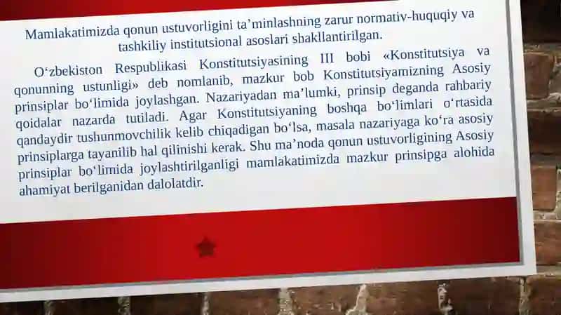 Konstitutsiya va qonunning ustunligi 4