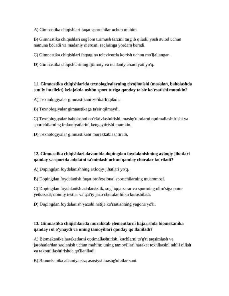 Gimnastika chiqishlarining mazmuni va ahamiyati 4