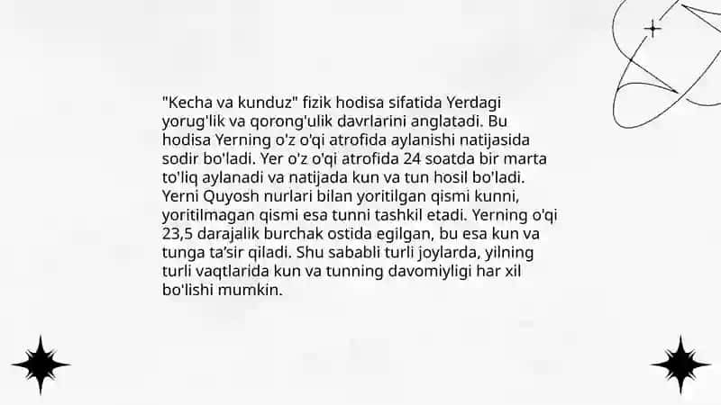 Kecha va kunduz Romani 4