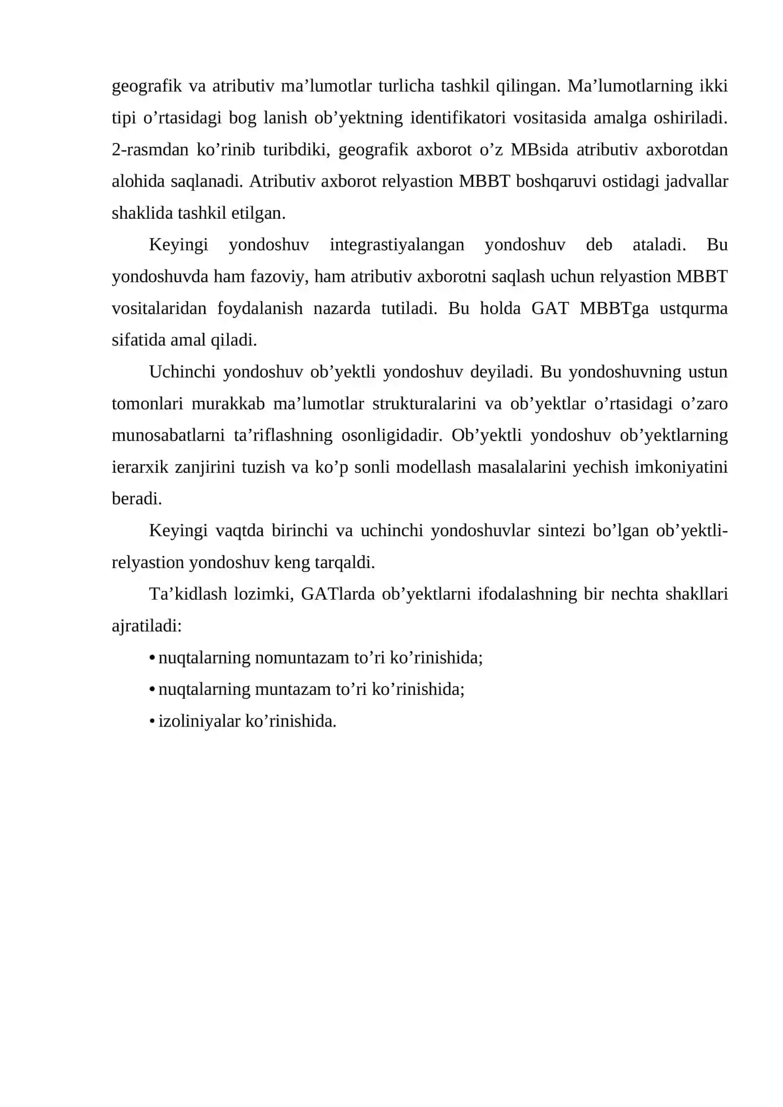 GATda ma’lumotlar modellari 4