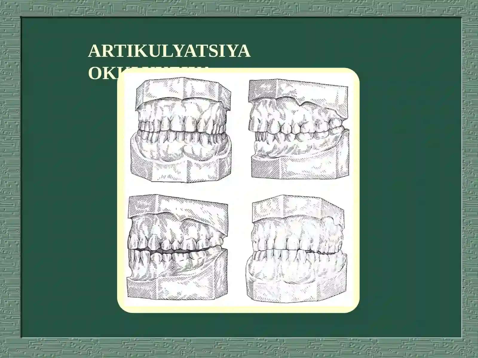 ORTOPEDIK STOMATOLOGIYA BULIMIDA 4