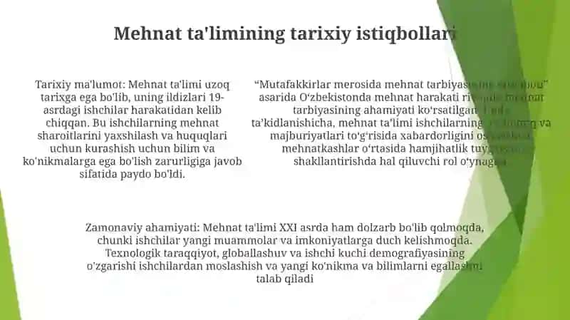 Mehnat Tarbiyasi 4