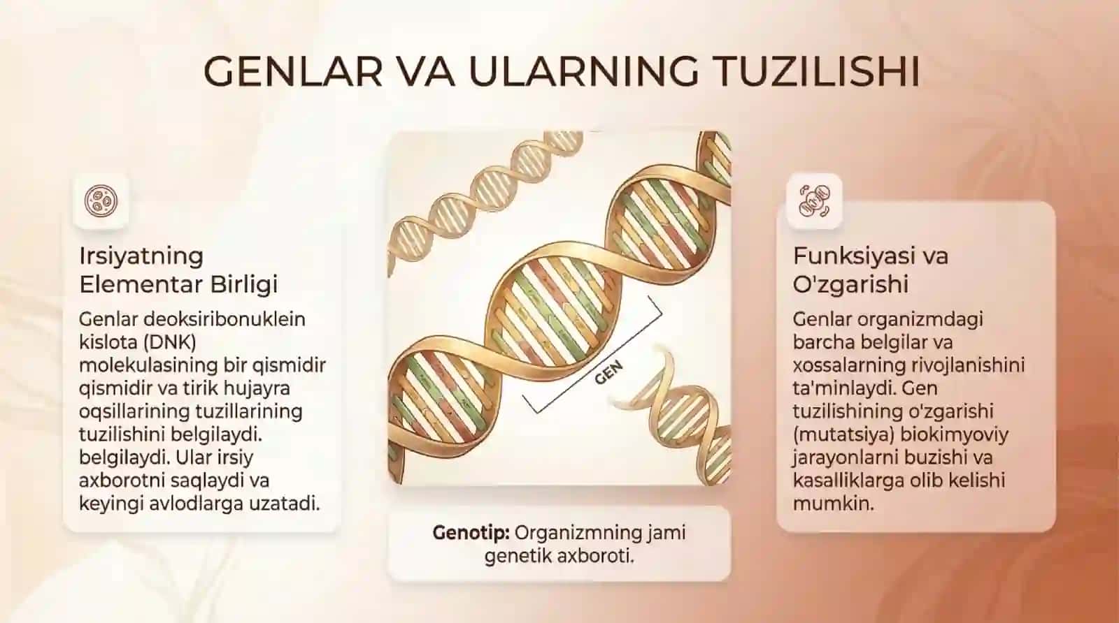 Irsiyat va irsiy kasalliklar 4