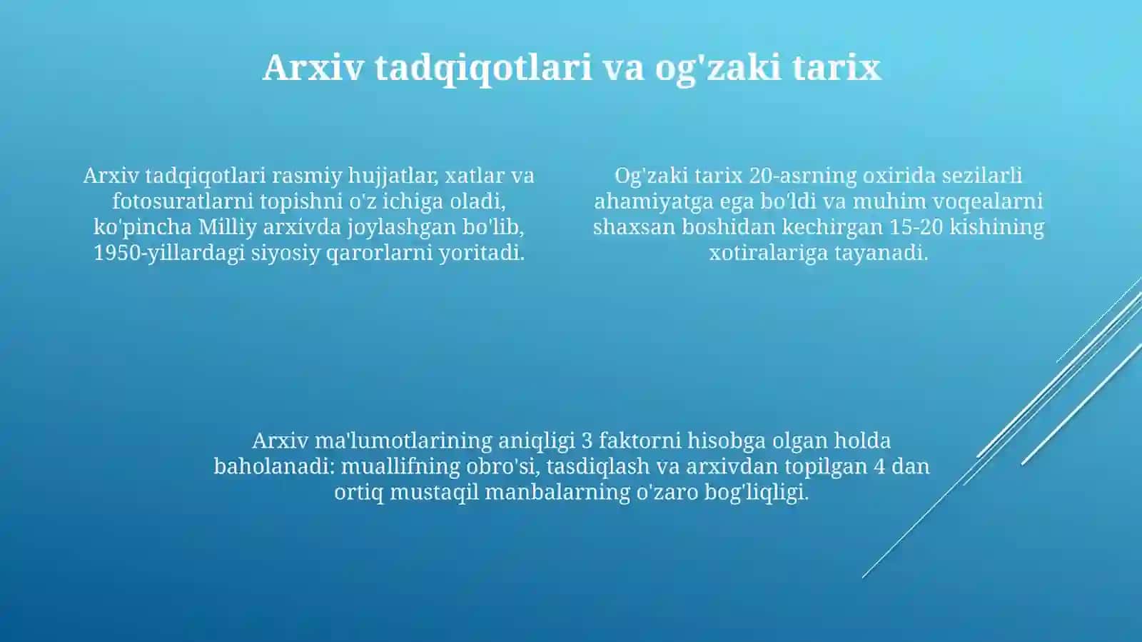 Tarixiy tadqiqot usullari 4