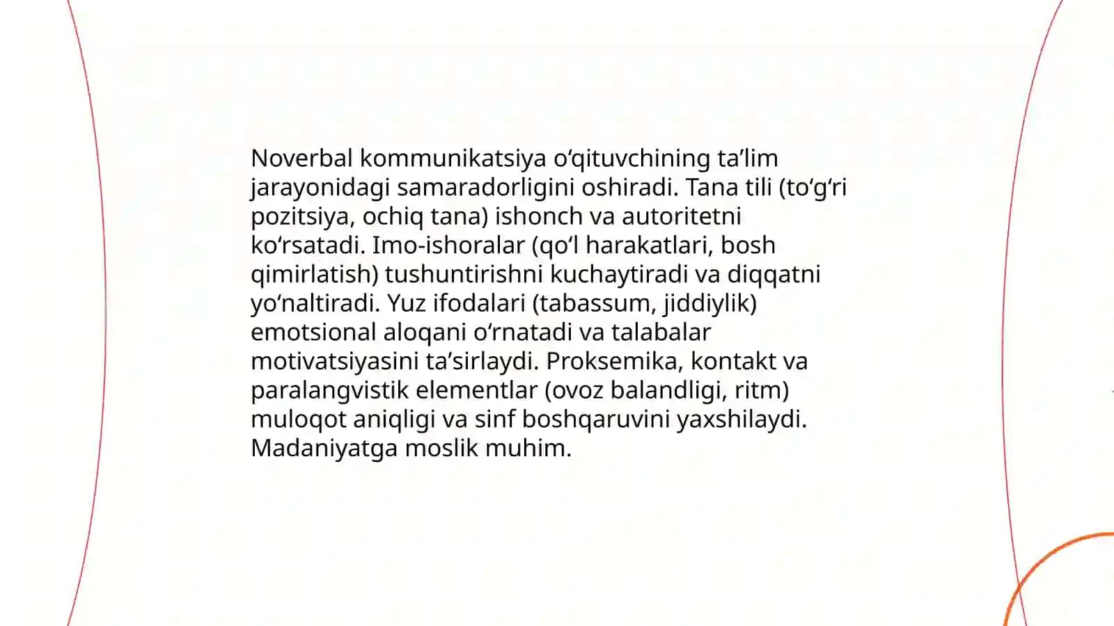 O‘qituvchining kommunikativ qobiliyati 4
