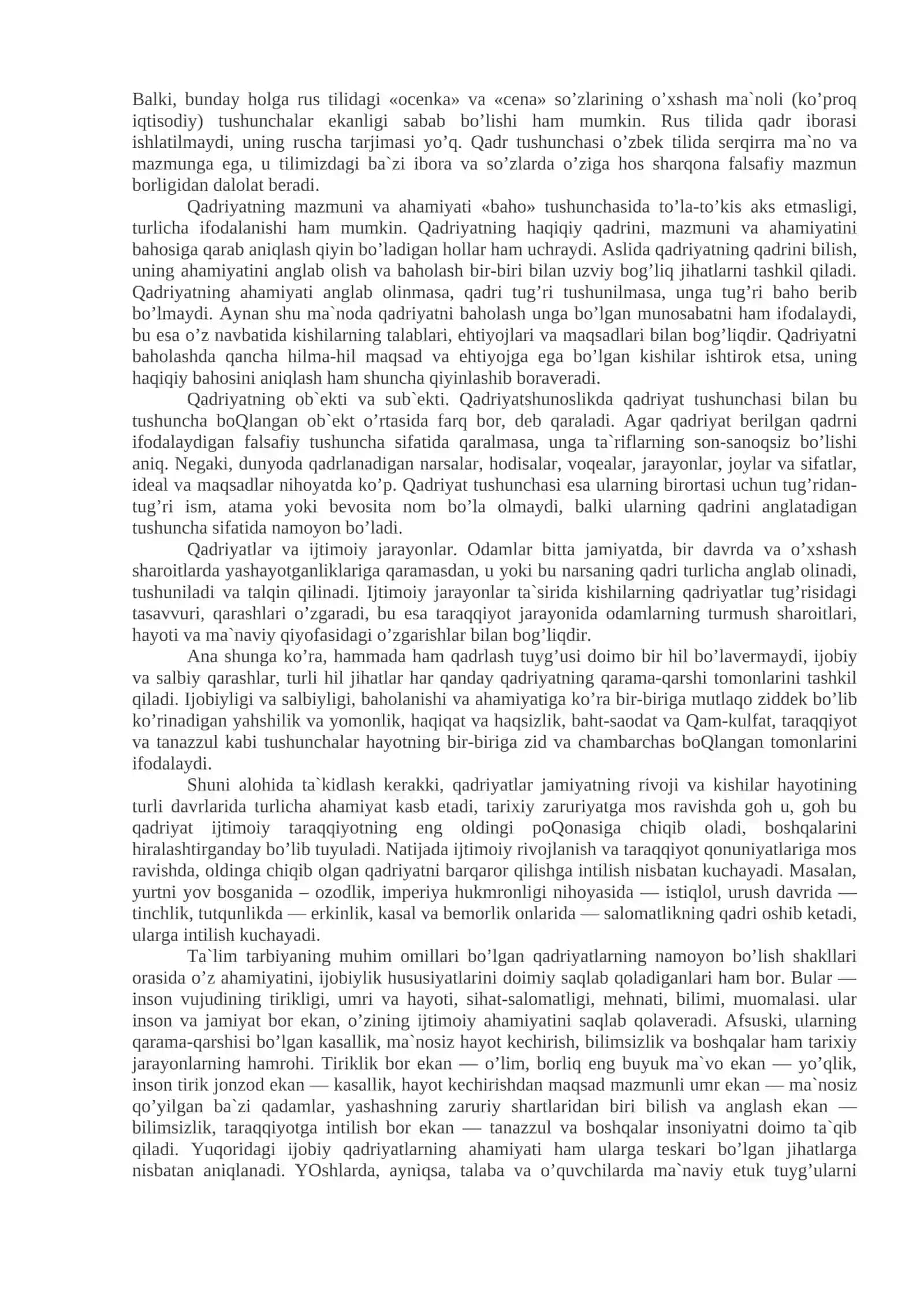 QADRIYATLAR FALSAFASI 4