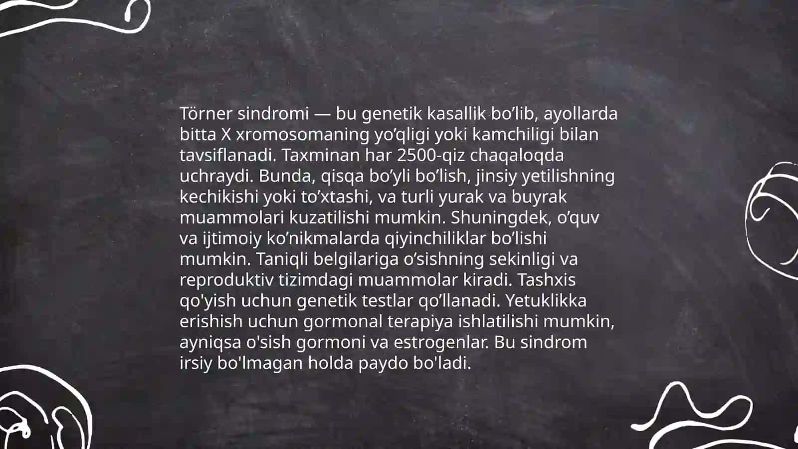 Xromosoma kasalliklari 4