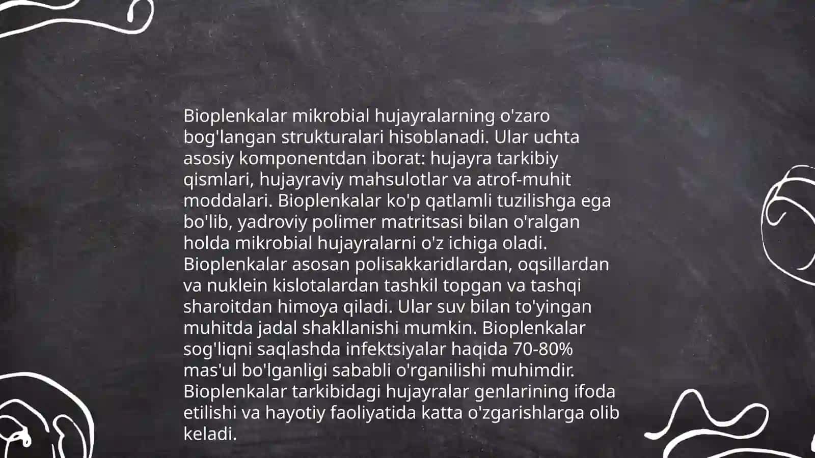 Bakteriyalarning bioplenkasi 4