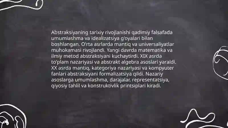 Abstraksiya tushunchasi 4