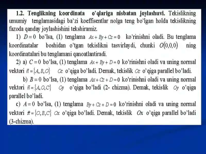 Fazoda tekislik 4
