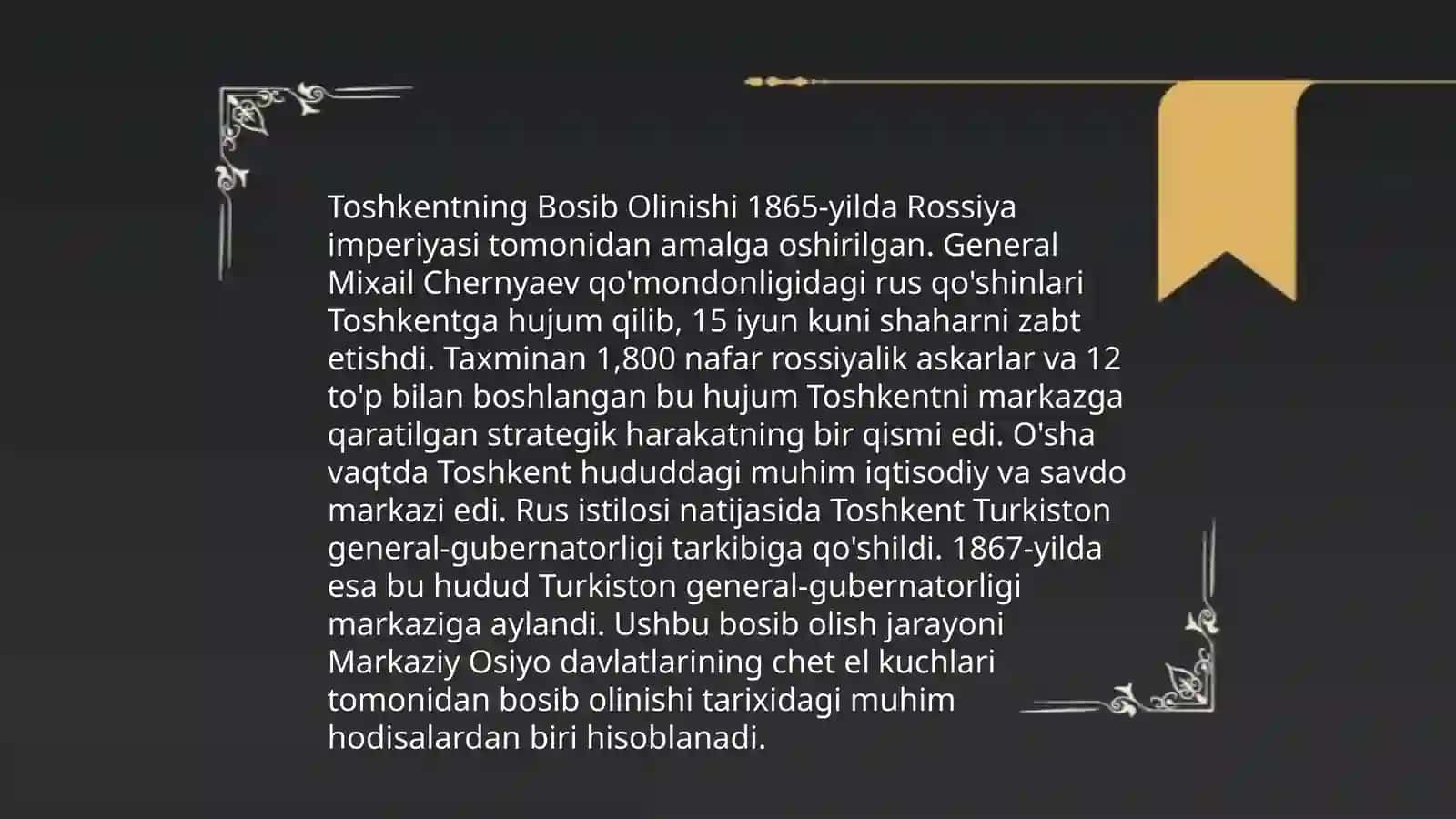 Rossiya imperiyasining oʻrta Osiyoga harbiy yurishlari 4