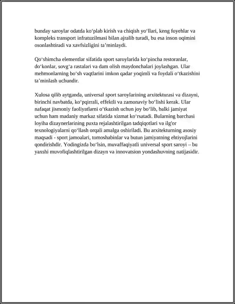 UNIVERSAL SPORT SAROYLARI 4